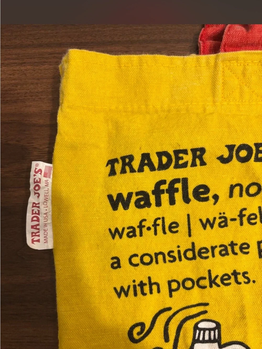 Trader Joe's tote bag